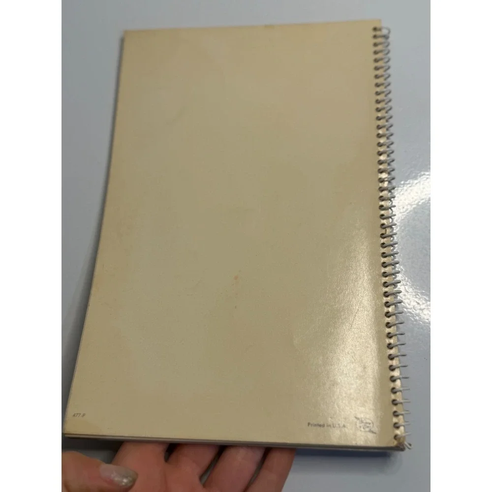 VTG The Golden Fluffo Cookbook Creative Cooking Made Easy Spiral Bound Recipes